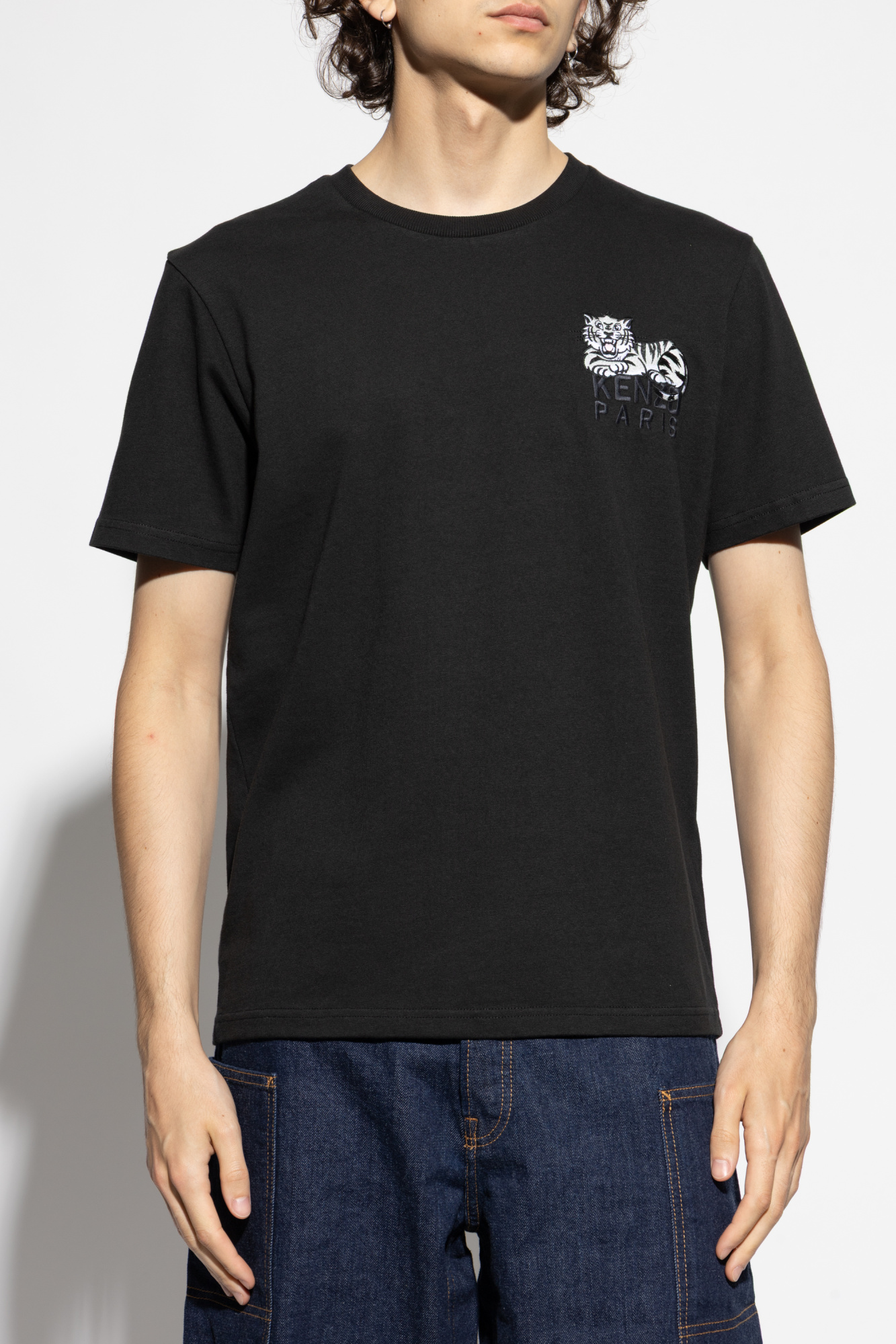 Kenzo T-shirt with embroidered logo | Men's Clothing | Vitkac